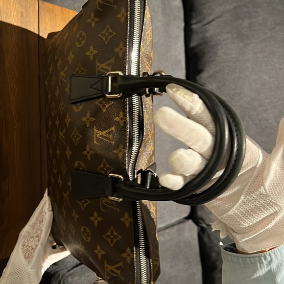 EUC LV Monogram Macassar Porte-Documents Jour Leather Bag - Picture 15 of 15